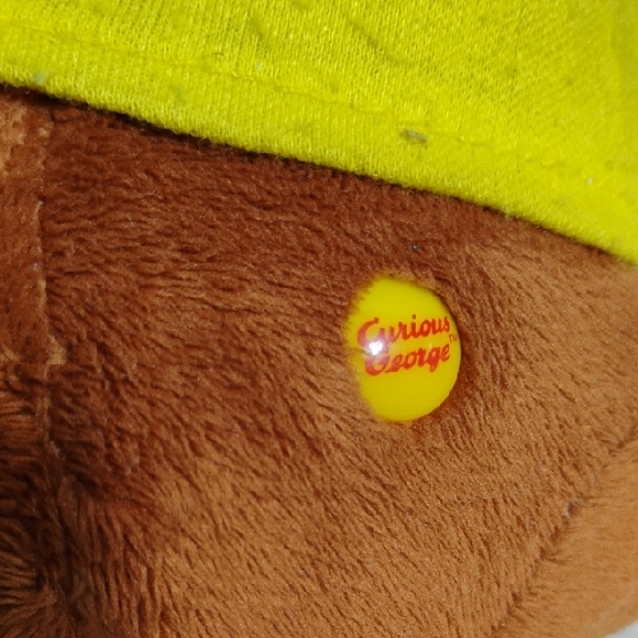 SALE! Curious George 2005 Marvel Plush Toy & Yellow Shirt W 39 USA Stamp (X-66) - Picture 6 of 11